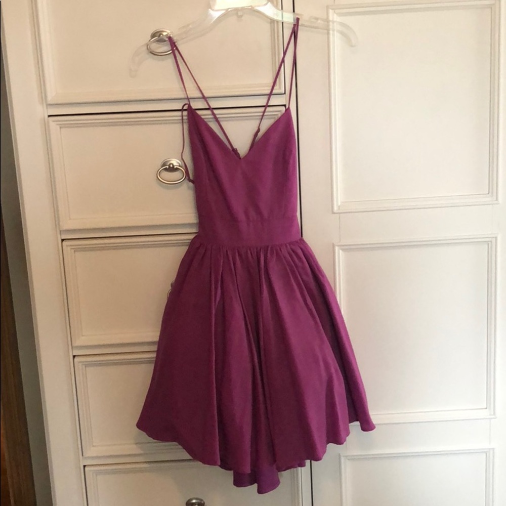 Fuschia dress